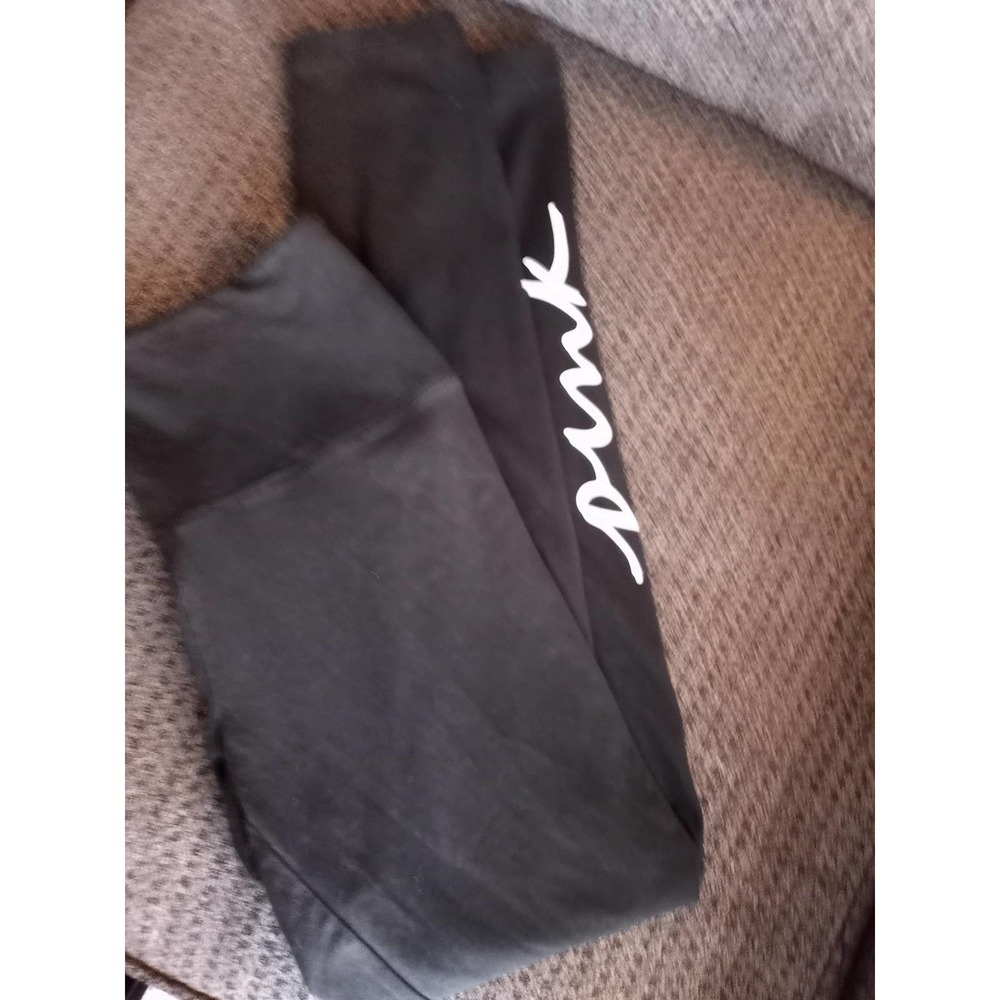Women's VS PINK Black Leggings- Small